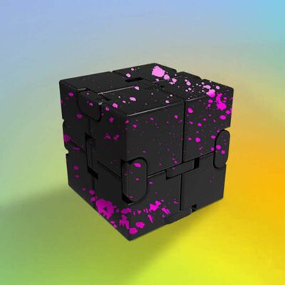 Cube Infini Acier - Objet Anti Stress - Science Labs