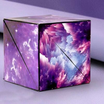 Cube Infini Origami Magnétique - Objet Anti Stress - Science Labs