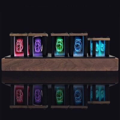 Horloge Nixie 5 Tubes - Objet Scientifique - Science Labs