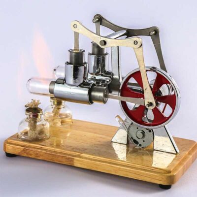Moteur Stirling Bois - Objet Scientifique - Science Labs