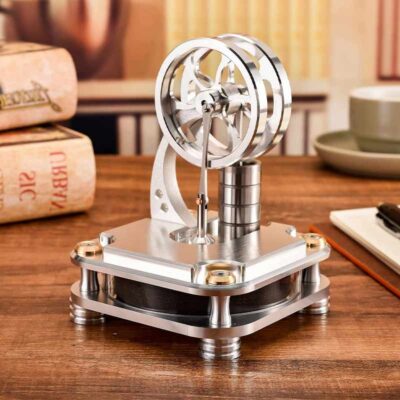 Moteur Stirling Gamma à Vapeur d'Eau - Objet Scientifique - Science Labs