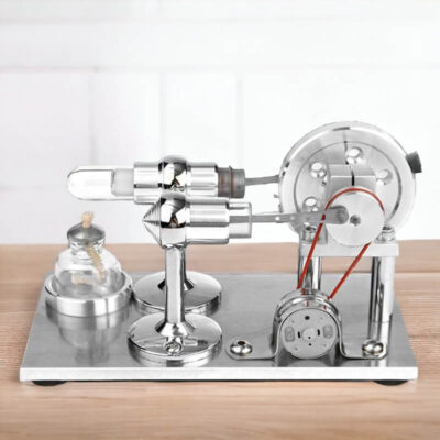Moteur Stirling Générateur Alpha - Objet Scientifique - Science Labs