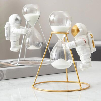 Petit Sablier Décoratif Astronaute - Objet Scientifique - Science Labs