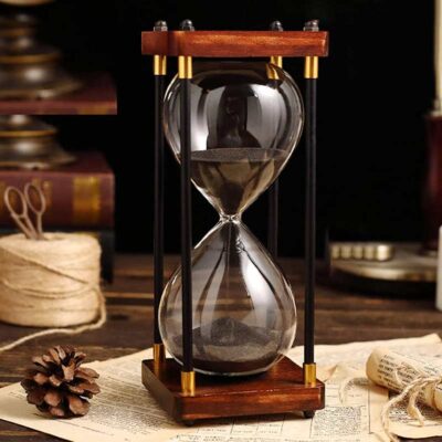 Sablier en Bois 60 Minutes - Objet Scientifique - Science Labs