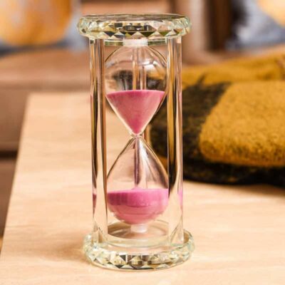 Sablier en Verre de Cristal - Objet Scientifique - Science Labs