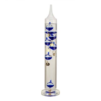 Thermomètre de Galilée Bleu - Objet Scientifique - Science Labs