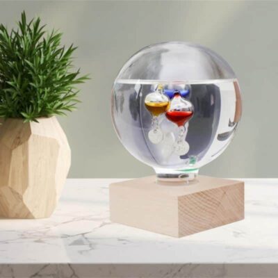 Thermomètre de Galilée Rond - Objet Scientifique - Science Labs