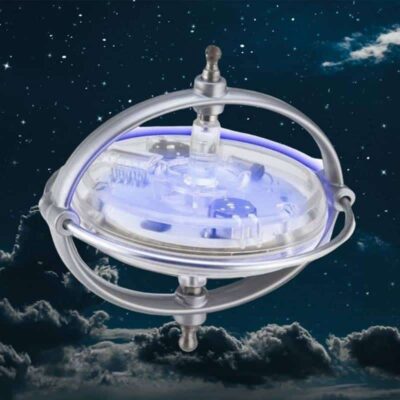 Toupie Gyroscope Lumineuse - Objet Anti Stress - Science Labs