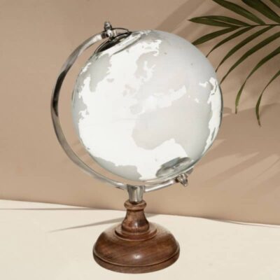 Globe Terrestre en Verre - Globe Terrestre Déco - Science Labs