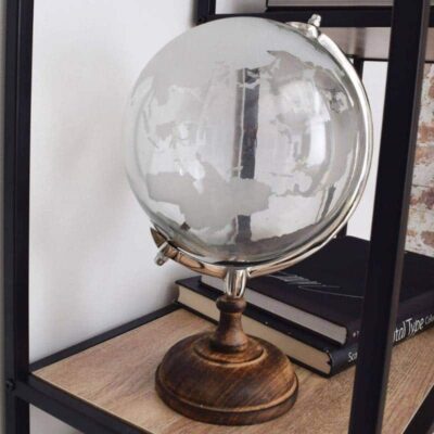 Globe Terrestre Verre - Globe Terrestre Déco - Science Labs