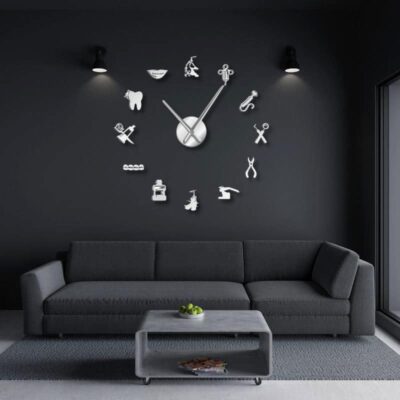 Horloge Dentiste - Horloge Murale Originale - Deco Scientifique