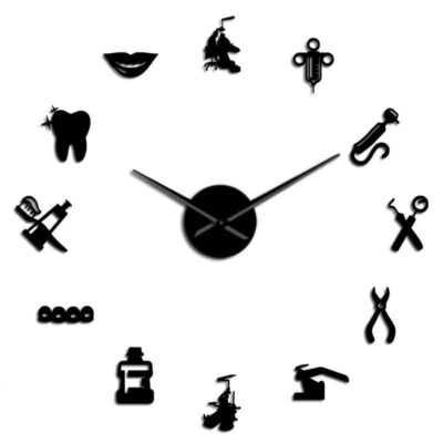 Horloge Dentiste - Horloge Murale Originale - Deco Scientifique