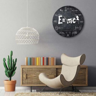 Horloge Einstein - Horloge Murale Originale - Deco Scientifique