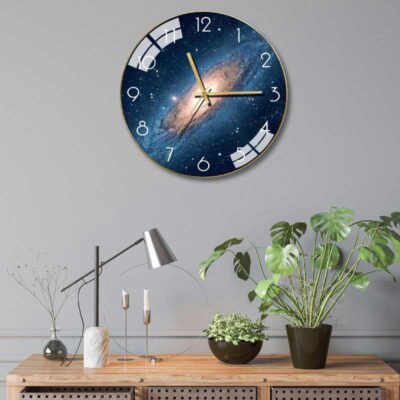 Horloge Galaxie - Horloge Murale Originale - Deco Scientifique
