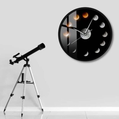 Horloge Murale Lune - Horloge Murale Originale - Deco Scientifique