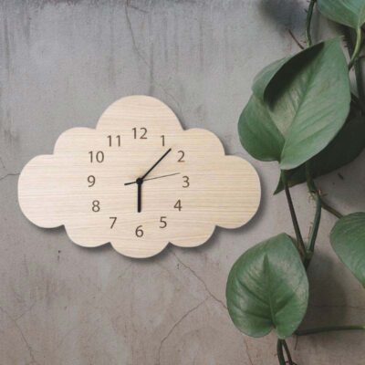 Petite Horloge Murale Originale Nuage - Horloge Murale Originale - Deco Scientifique