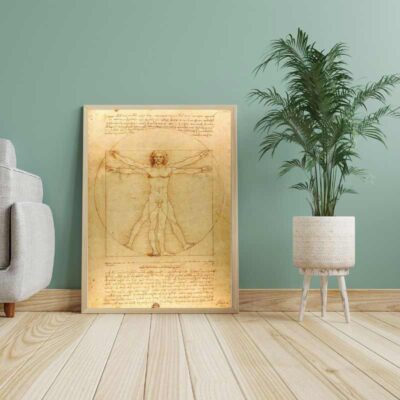 Poster Léonardo Da Vinci - Poster Scientifique - Science Labs