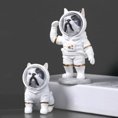 Statue Chien Astronaute - Figurine Astronaute - Science Labs