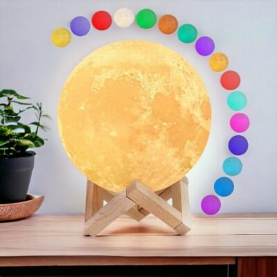 Lampe Lune Multicolore 16 couleurs