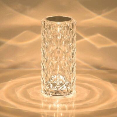 Lampe à poser Cristal - lampe originale à poser - deco scientifique