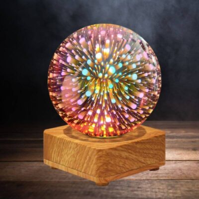 Lampe à poser originale feux d'artifice - lampe originale à poser - deco scientifique