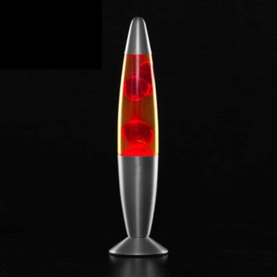 lampe à lave rouge - lampe scientifique - deco scientifique
