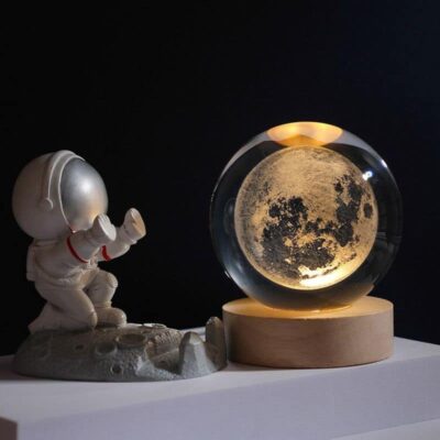 Lampe de chevet - lampe espace - deco scientifique