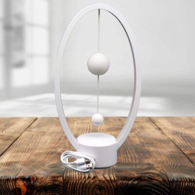 Lampe de chevet magnétique - lampe scientifique - deco scientifique