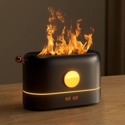 Lampe Effet Flamme - lampe originale à poser - deco scientifique