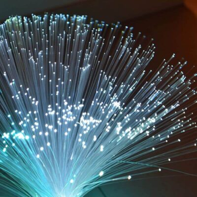 Lampe Fibre Optique - lampe originale à poser - deco scientifique