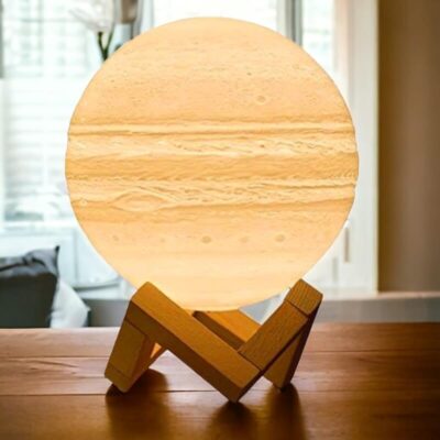 Lampe Jupiter - lampe espace - deco scientifique