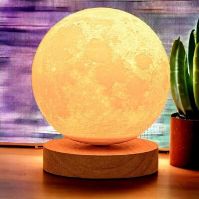 Lampe Lune 3D - lampe espace - deco scientifique