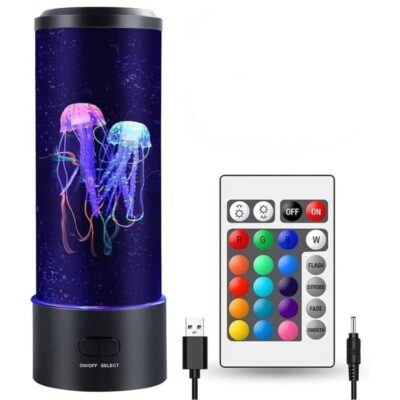 Lampe Méduse - lampe originale à poser - deco scientifique
