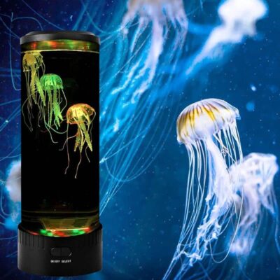 Lampe Méduse - lampe originale à poser - deco scientifique