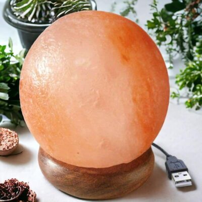 Lampe Pierre de Sel Ronde