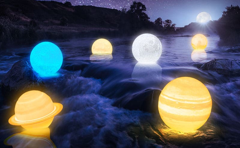 Planeten Lampen