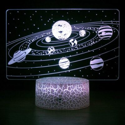 Lampe Système Solaire - lampe espace - deco scientifique