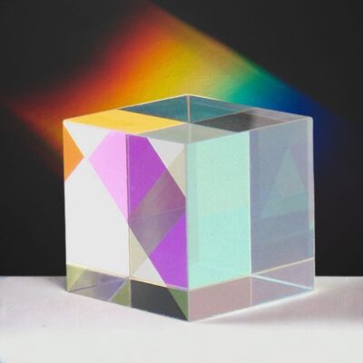 Cube Prisme de Lumière Dichroïque - Science Labs