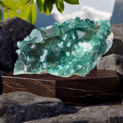 Pierre Fluorite Verte - Pierres et Minéraux - Science Labs