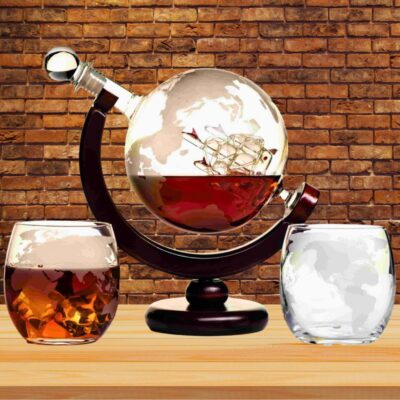 Carafe Whisky Globe Terrestre - Art de la table Scientifique