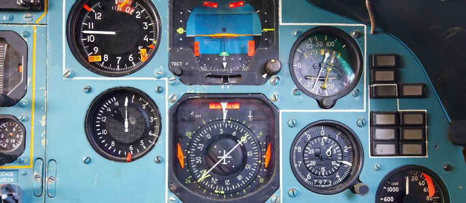 Gyroscope avion