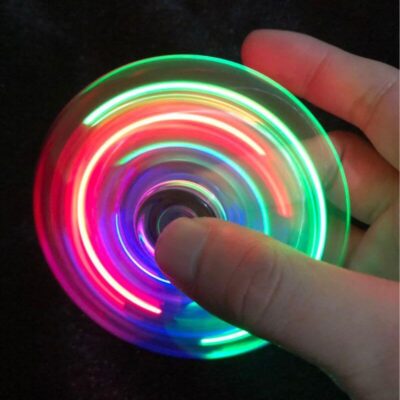 Hand Spinner Lumineux - jeux anti stress