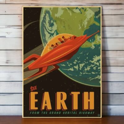 Affiche Science Fiction Vintage