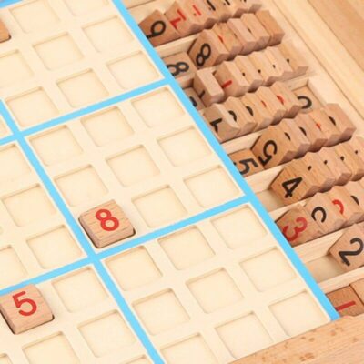 Jeu de société Sudoku en Bois