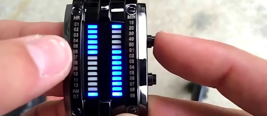 Comment lire une montre binaire