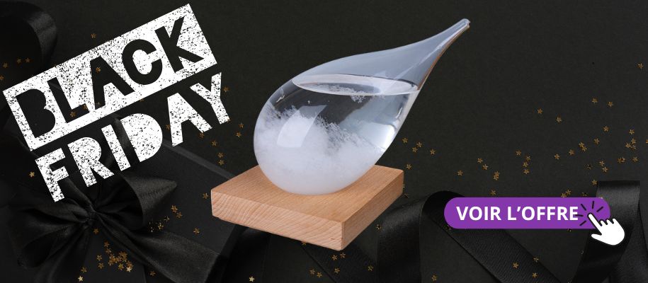 baromètre à cristaux black friday