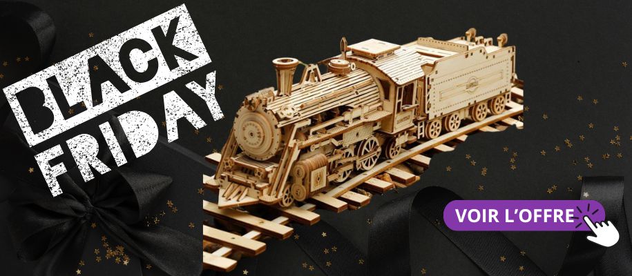 Puzzle 3d locomotive black friday