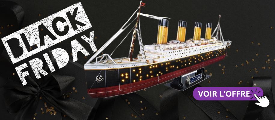 Puzzle 3d Titanic black friday