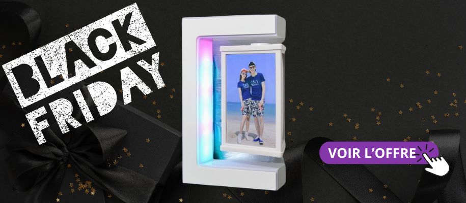 Cadre photo lévitation Black Friday