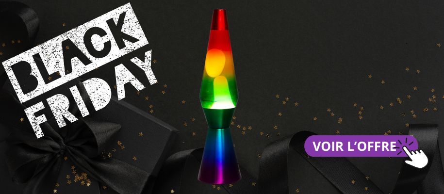 lampe à lave multicolore black friday